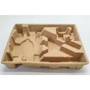 Moulded pulp trays for electronics products