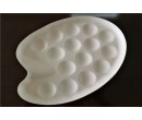 Molded pulp plate for DIY printing